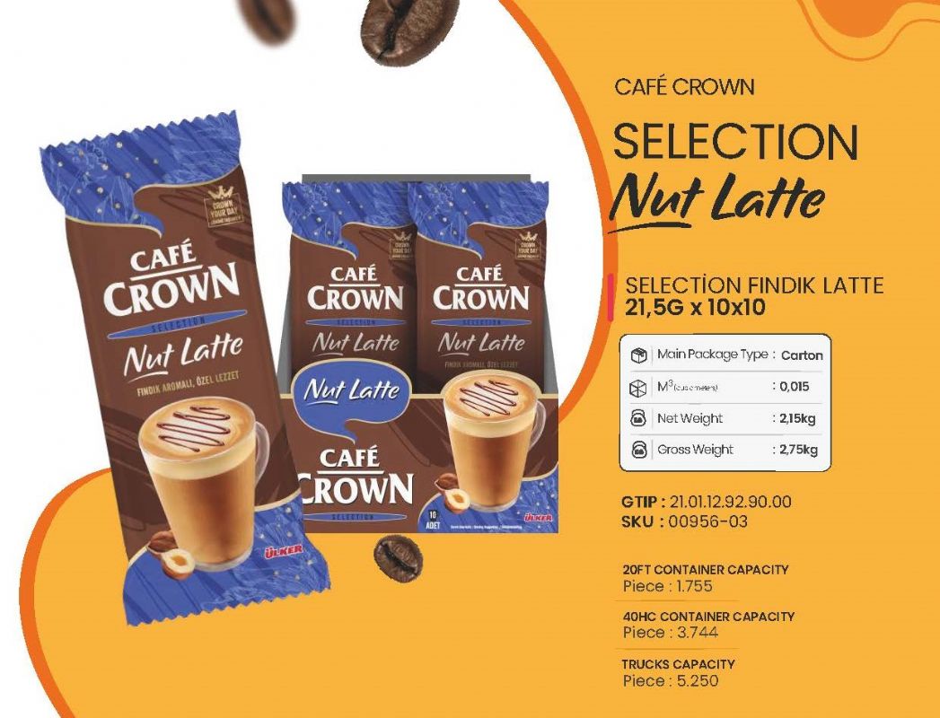 Selection Nut Latte