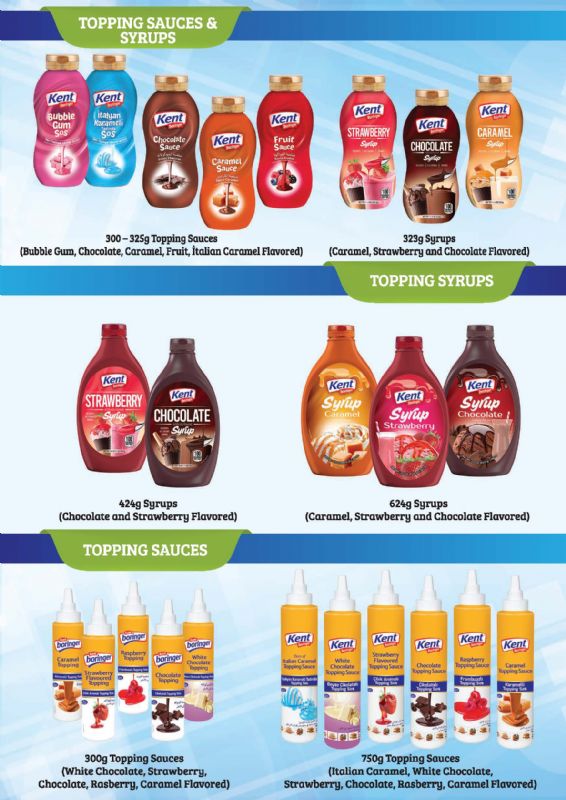 Topping Sauces & Syrups